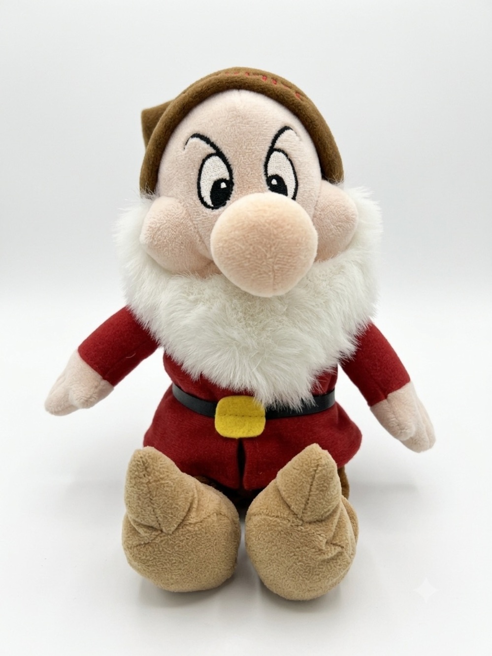 Disneyland Resort Grumpy Bean Bag Plush Snow White Seven Dwarfs Stuffed Toy NWT